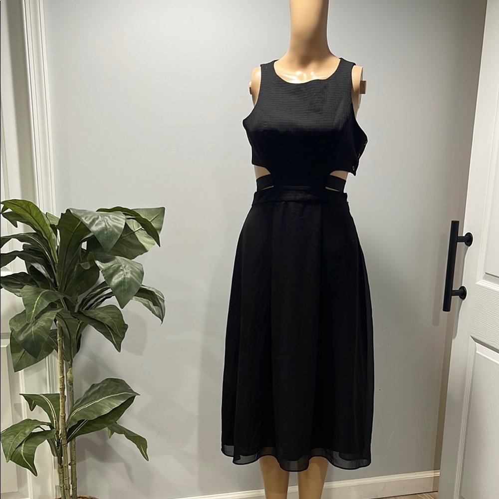 Elegant Black Sleeveless Dress BCBG size 2